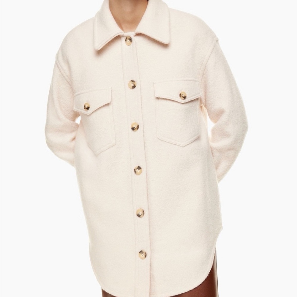 Wilfred Ganna Shirt Jacket Bone